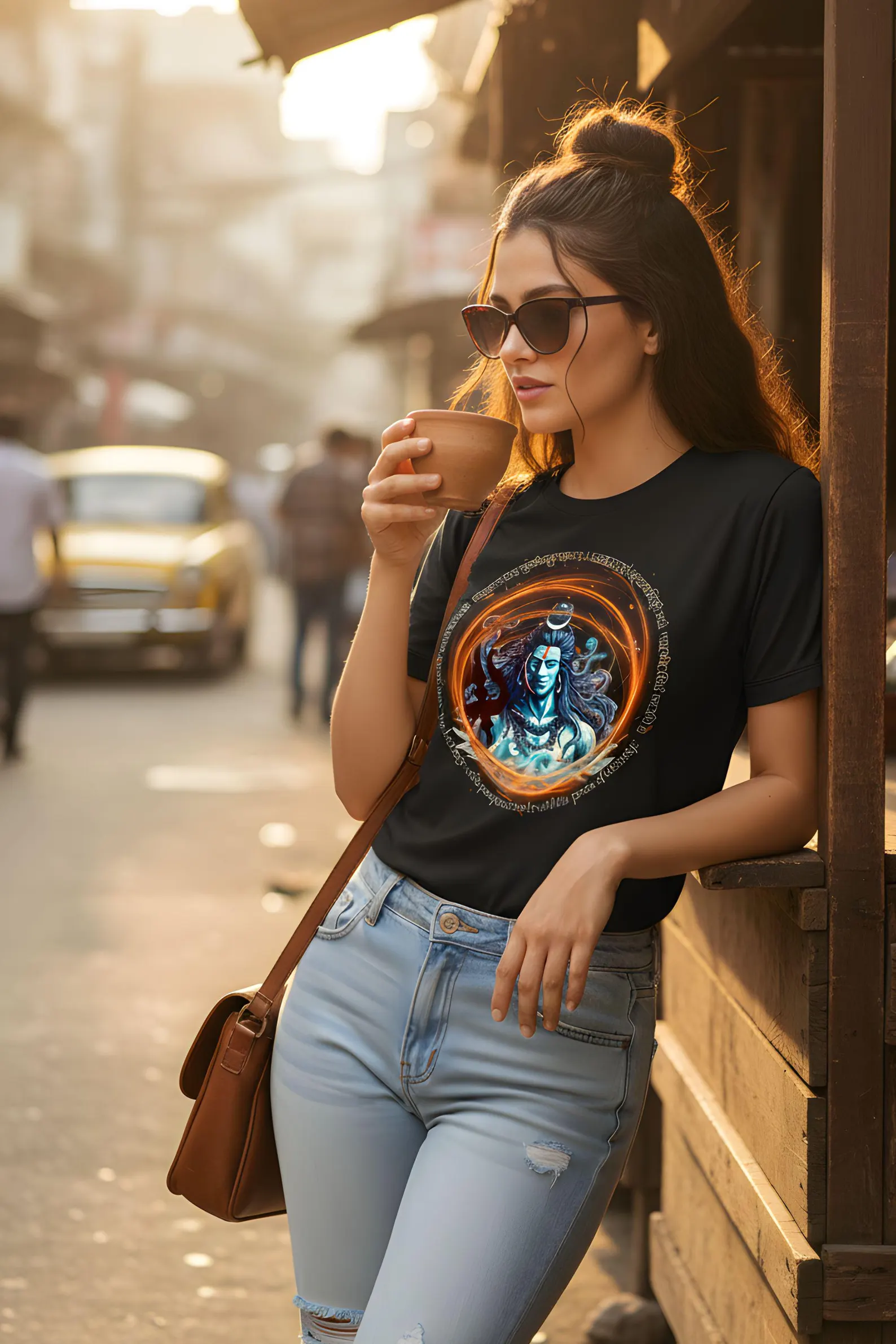 Lord Shiva Graphic Oversized T-Shirt